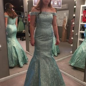 2 piece Mermaid style prom dress